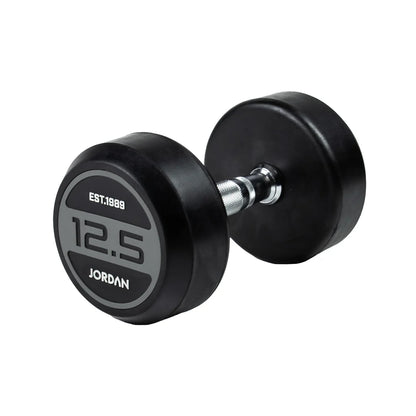 JORDAN Rubber Dumbbell Sets - Grey