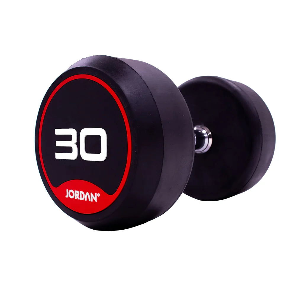 JORDAN Rubber Dumbbell Sets - Red