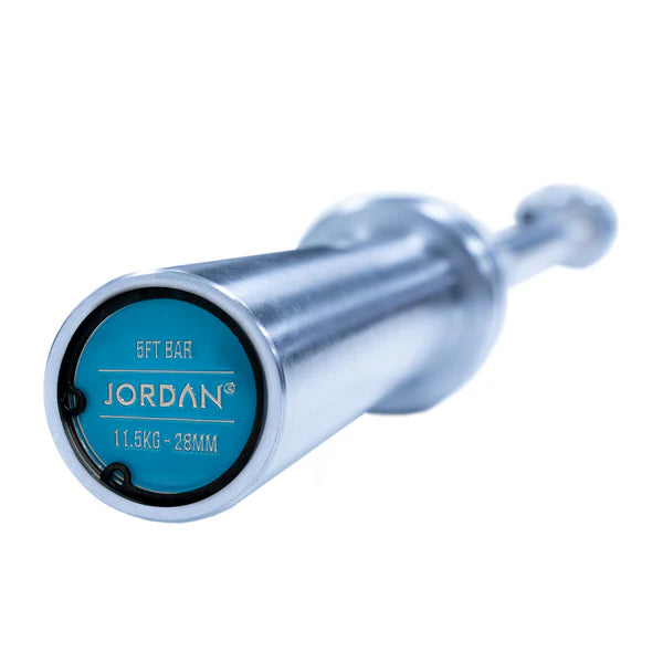 JORDAN Steel Series Straight Olympic Bar with Bearings