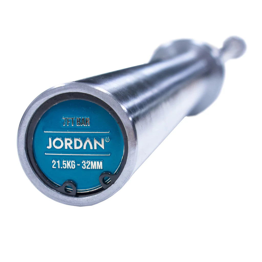 JORDAN Steel Series Straight Olympic Bar with Bearings