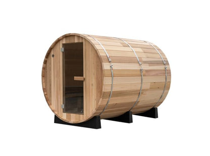 Red Cedar Barrel Panorama 1800 Sauna 4 Persons 6ft