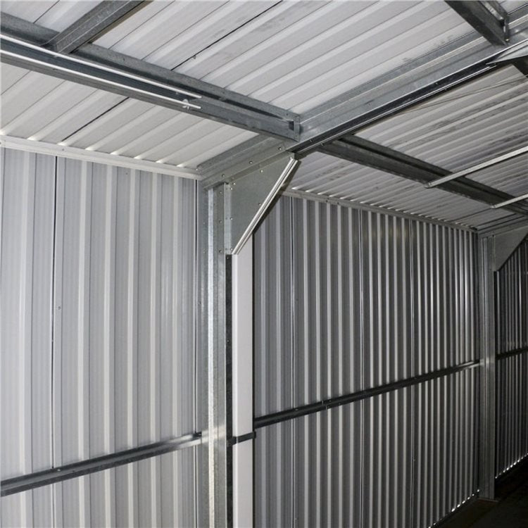 Sapphire 12x20ft Olympian Fronted Apex Metal Garage