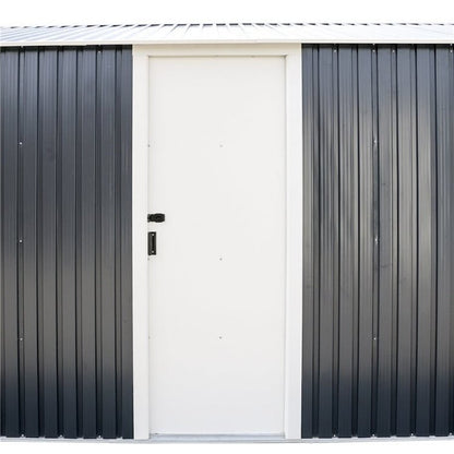 Sapphire 12x20ft Olympian Fronted Apex Metal Garage