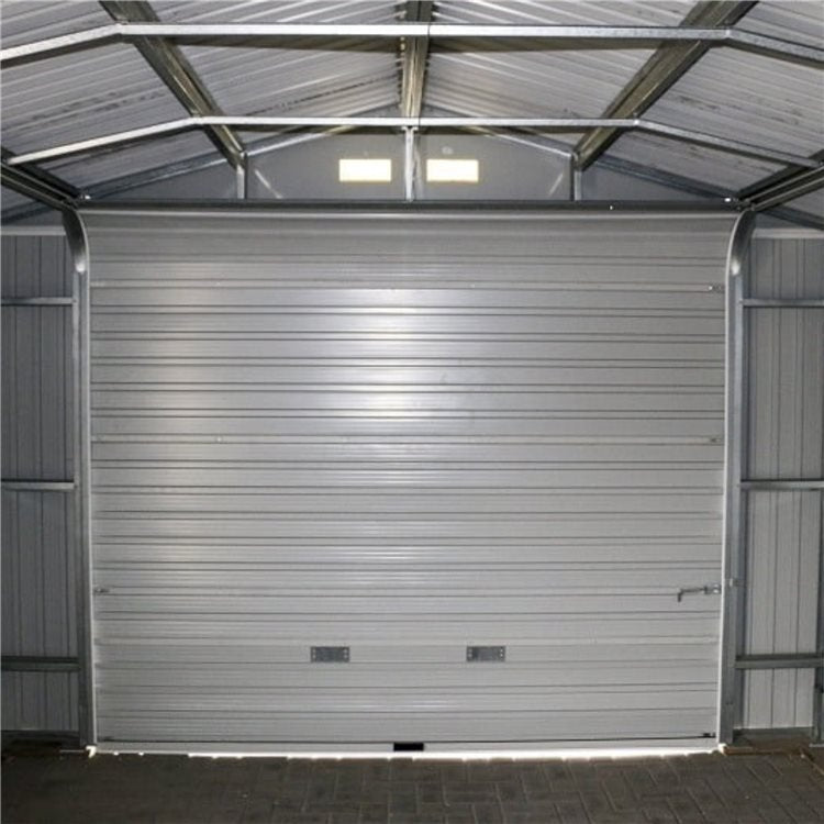 Sapphire 12x26ft Olympian Fronted Apex Metal Garage