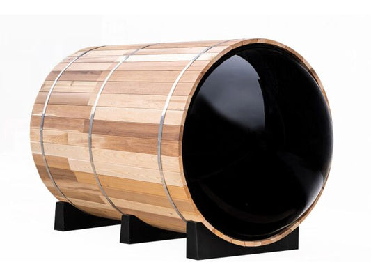 Red Cedar Barrel Panorama 1800 Sauna 4 Persons 6ft