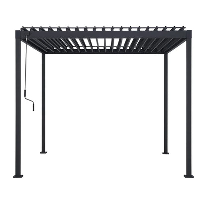 Shadow Metal Pergola in Graphite Grey - Free Standing