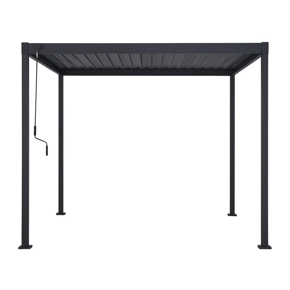 Shadow Metal Pergola in Graphite Grey - Free Standing