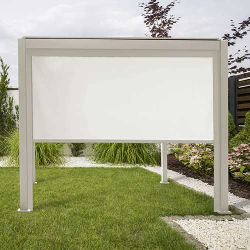 Titan Textilene Side Screen in Chalk White