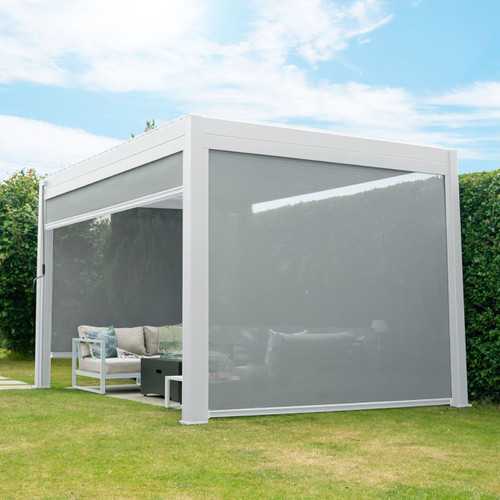 Titan Textilene Side Screen in Chalk White