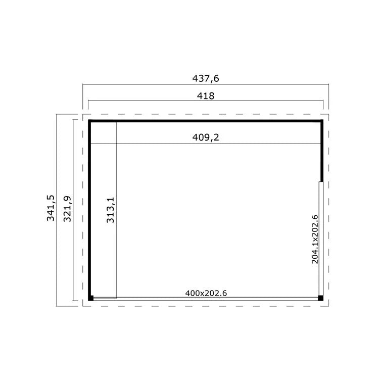 The Braxted Garden Room 4.3m x 3.4m