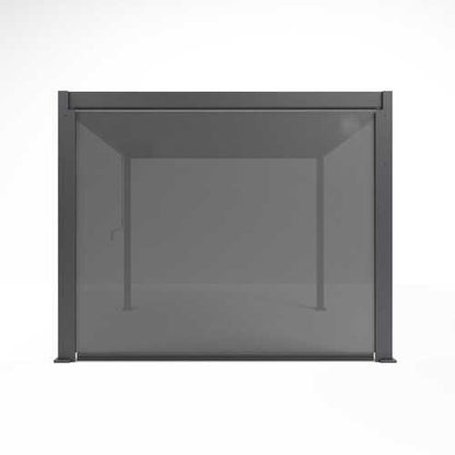 Proteus Lite Texteline Side Screen - 3.0m in Graphite Grey