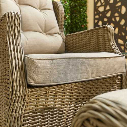 Skylar Rattan 5 Piece Reclining Lounging Set